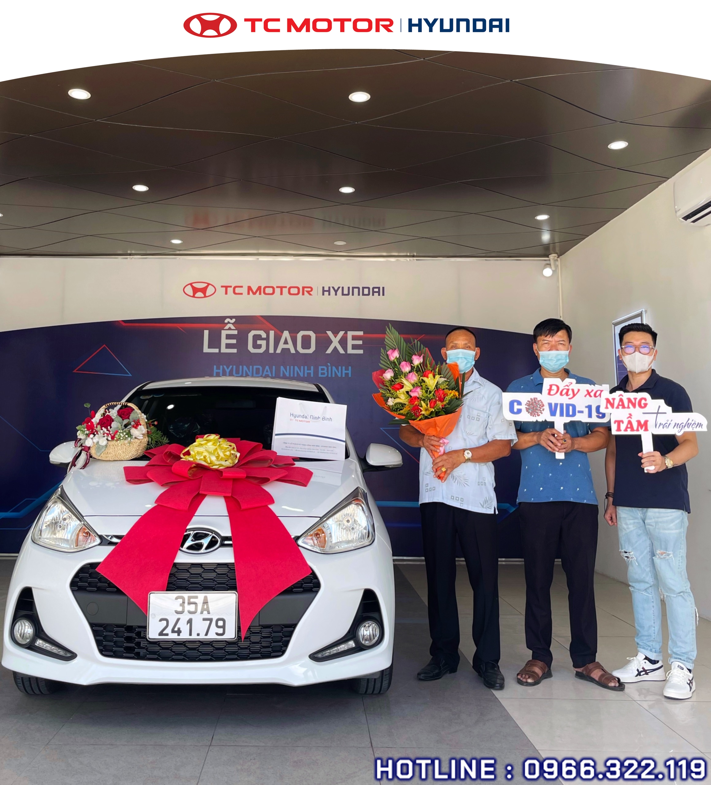 Lễ giao xe tới khách hàng tháng 6 tại Hyundai Ninh Bình
