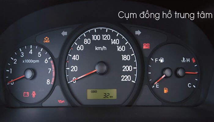 Cụm đồng hồ trung tâm