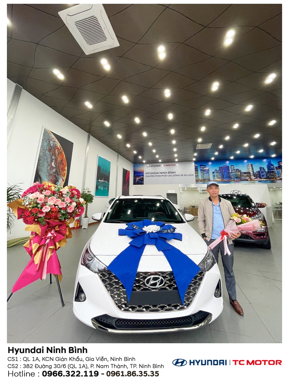 Hyundai Ninh Bình, Hyundai Ninh Bình giao xe, mua xe tại Hyundai Ninh Bình, Grand i10, Santafe, Kona, Elantra, Accent, Tucson, lễ giao xe, giao xe tại Hyundai Ninh Bình, giao xe tại nhà