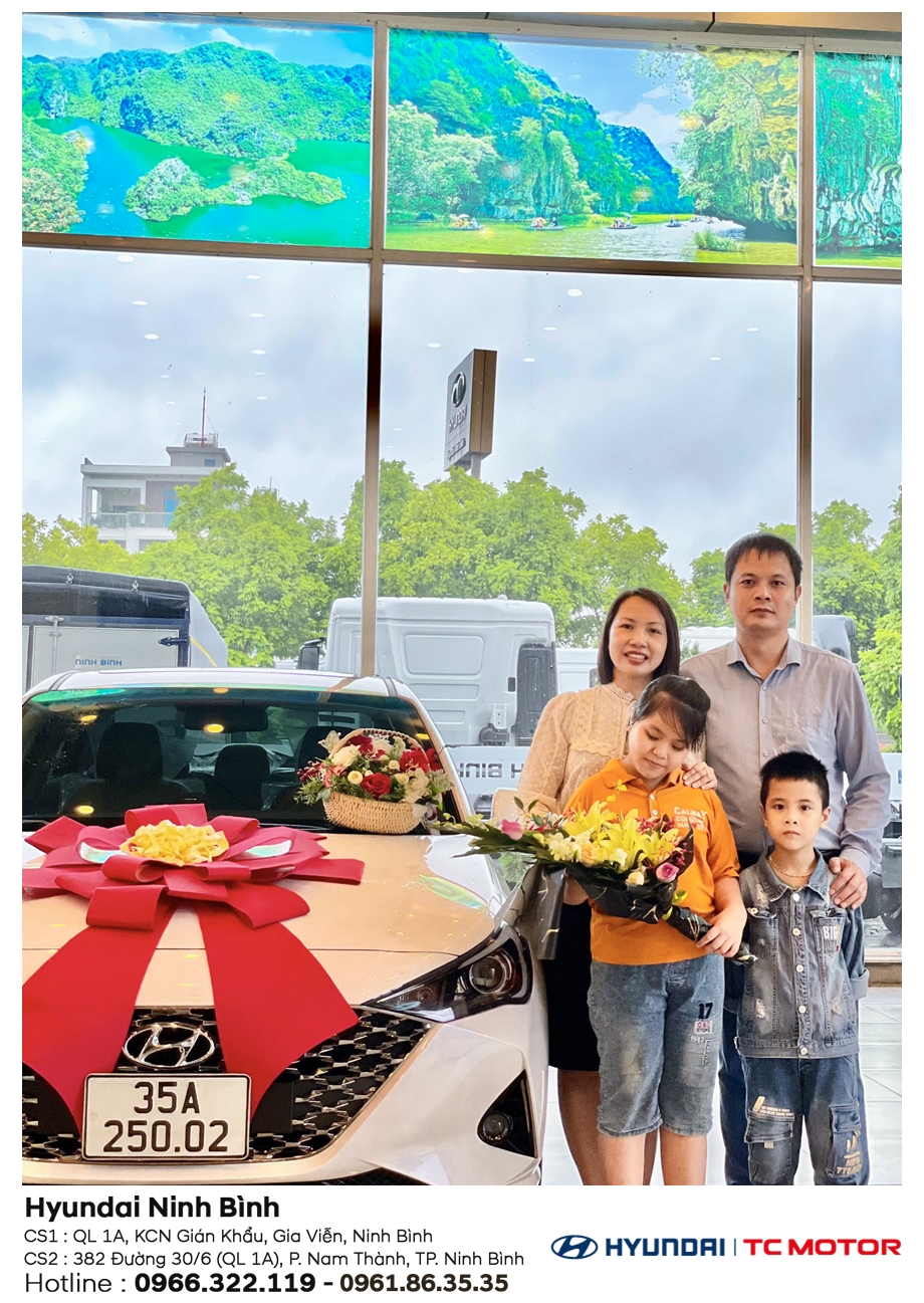 Hyundai Ninh Bình, Hyundai Ninh Bình giao xe, mua xe tại Hyundai Ninh Bình, Grand i10, Santafe, Kona, Elantra, Accent, Tucson, lễ giao xe, giao xe tại Hyundai Ninh Bình, giao xe tại nhà