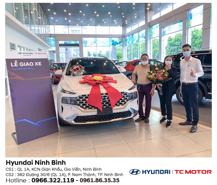 Hyundai Ninh Bình, Hyundai Ninh Bình giao xe, mua xe tại Hyundai Ninh Bình, Grand i10, Santafe, Kona, Elantra, Accent, Tucson, lễ giao xe, giao xe tại Hyundai Ninh Bình, giao xe tại nhà