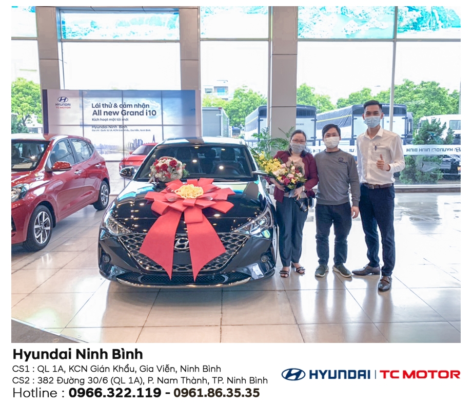 Hyundai Ninh Bình, Hyundai Ninh Bình giao xe, mua xe tại Hyundai Ninh Bình, Grand i10, Santafe, Kona, Elantra, Accent, Tucson, lễ giao xe, giao xe tại Hyundai Ninh Bình, giao xe tại nhà